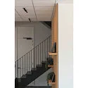 SLV LED Indbygningsspot KARPO LED Væg-/Downlight, Rosette flad, 7,5W LED, 3000K, sort
