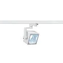 LED 3-Faset Spot EURO CUBE, 28,5W, 4000K, 60°, inkl. 3-Faset-Adapter, hvid