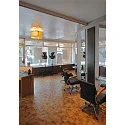 SLV Ceiling luminaire SOPRANA CL-1 canopy chrome, acrylic glass satined / shade beige
