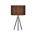 SLV Bordlampe FENDA II Stativ tre-benet, E27 maks. 40W, , uden skærm, sort