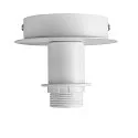 Loftlampe FENDA E27 Loftroset, uden skærm, hvid