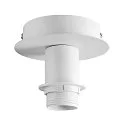 SLV Loftlampe FENDA E27 Loftroset, uden skærm, hvid