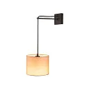 SLV FENDA tekstil skærm, rund, Ø 30cm, beige