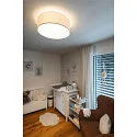 SLV Loftlampe TENORA CL-1, E27, Akryl blænde, skærm hvid