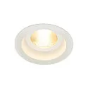 LED Indbygningslampe CONTONE ROUND Downlight, drejning, hvid, IP44