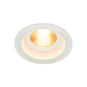 SLV LED Indbygningslampe CONTONE ROUND Downlight, drejning, hvid, IP44