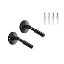 VÆGHOLDER, til TENSEO 12 Volt wiresystem, lang, 2 stk., sort