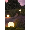 SLV Udendørslampe ROTOBALL Kuglelampe, hvid, E27, med skifte, IP44, Ø 50 cm