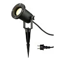 Udendørsspot Outdoor Earth spike lamp NAUTILUS SPIKE XL, CR50-SE, GU10, IP65 IK06, sort