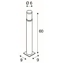 LED Udendørslampe TRUST 30 LED Standerlampe, 8,6W, 3000K, IP55