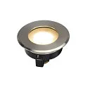 SLV LED Recessed light DASAR FLAT LED 230V Stainless steel cover, LED warmwhite