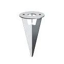 Earth spike, for HELIA Floorlamp, stainless steel, 17 cm