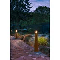 Udendørs Standerlampe RUSTY 70, Rund, IP55, 70cm / Ø 19cm, E27 TC-DSE, FeCSi stål rust-farvet