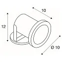 SLV Outdoor Udendørsspot NAUTILUS, IP67, QT-C51, GX5.3 maks. 35W, drejbar, rustfrit stål 304