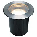 Udendørslampe DASAR® 215 UNI Gulvindbygningslampe, med rundt stålblænde runde blænde