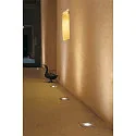 SLV Udendørslampe DASAR SQUARE, GU10 Indbygningslampe stålblænde