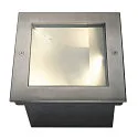 LED Standerindbygningslampe DASAR LED SQUARE Udendørslampe , asymmetrisk, stål 316, 28W, 3000K