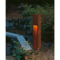 SLV Udendørs Standerlampe RUSTY SLOT 80, højde 80cm, E27 TC-DSE maks. 11W, FeCSi stål rust-farvet