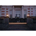 SLV Udendørs Standerlampe RUSTY CONE, IP54, højde 24cm, E14 C35, FeCSi stål rust-farvet