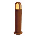 Outdoor Bollardlight RUSTY CONE 70, IP54, height 71cm, E27 TC-DSE max. 11W, FeCSi steel rust color