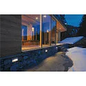 SLV Væglampe BRICK LED DOWNUNDER, sølvgrå LED varmhvid