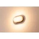 SLV LED Udendørslampe TERANG 2 Væg-/Loftlampe, oval, 120°, SMD LED, 3000K, IP44, antracit