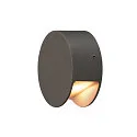 LED Væglampe PEMA LED, antracit, rund, PowerLED, 3000K, 110lm