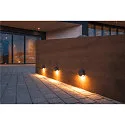 SLV LED Væglampe PEMA LED, antracit, rund, PowerLED, 3000K, 110lm