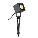 LED Udendørsspot NAUTILUS 10 SQUARE, IP65 IK04, 9W 3000K 520lm 45°, antracit