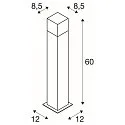 SLV Standerlampe GRAFIT, 0cm, antrasit, E27, max 11W