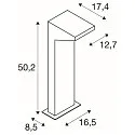 SLV Standerlampe IPERI 50, 48 LED, neutral hvid, 4000K,, anthracite