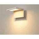 SLV LED Outdoor luminaire ANGOLUX WALL Wall luminaire, 36 SMD LED, 3000K, white