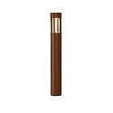 LED Udendørslampe SLOTS 65 Standerlampe, COB LED, 3000K, IP44, rustfarvet