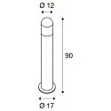 SLV Standerlampe C-POL, anthracite, E27, max. 24W