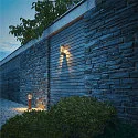 SLV LED Udendørslampe SLOTS 45 Standerlampe, COB LED, 3000K, IP44, rustfarvet