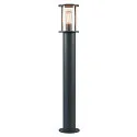 PHOTONIA, Standerlampe, A60, rund, antracit, klart glas