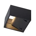 Væglampe LOGS WALL, firkantet, LED varmhvid, 6W,, anthracite