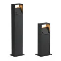 SLV Væglampe LOGS WALL, firkantet, LED varmhvid, 8W,, anthracite