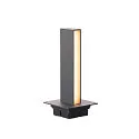 H-POL, Path Light, 1 flame, LED, 3000K, anthracite, height 36 cm