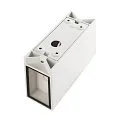 LED Væglampe QUAD 2 XL, firkantet, 8,6W, COB LED, 3000K, 110°, hvid