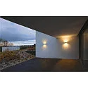 SLV Udendørs Væglampe SITRA CUBE, UP/DOWN, IP44, 2x GX53 TCR-TSE max. 9W, hvid