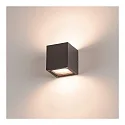 SLV Udendørs Væglampe SITRA CUBE, UP/DOWN, IP44, 2x GX53 TCR-TSE max. 9W, antracit