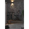 SLV Udendørs Væglampe SITRA CUBE, UP/DOWN, IP44, 2x GX53 TCR-TSE max. 9W, rust-farvet