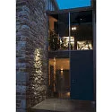 SLV Wall luminaire NEW MYRA WALL Outdoor luminaire, GU10, max. 50W, IP55, silver grey
