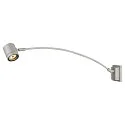 Displaylampe NEW MYRA DISPLAY CURVE Udendørslampe, GU10, max. 50W, IP55, sølvgrå