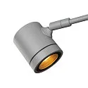 Display luminaire NEW MYRA DISPLAY CURVE Outdoor luminaire, GU10, max. 50W, IP55, silver grey