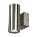 Væglampe ASTINA STEEL GU10 UP/DOWN Udendørslampe, rustfrit stål 304, 2xGU10, max. 2x35W