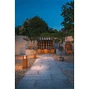 SLV LED Udendørs Standerlampe RUSTY SQUARE 40, IP55, 40 x 12 x 12cm, 8.6W 3000K 90lm, FeCSi stål rust-farvet