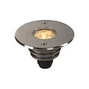 LED Gulvindbygningslampe DASAR LED LV Udendørslampe, rund, rustfrit stål 316, 40°, 6W, PowerLED, 3000K, IP67