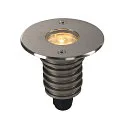LED Gulvindbygningslampe DASAR LED HV Udendørslampe, rund, rustfrit stål 316, 40°, 5W, PowerLED, 3000K, IP67